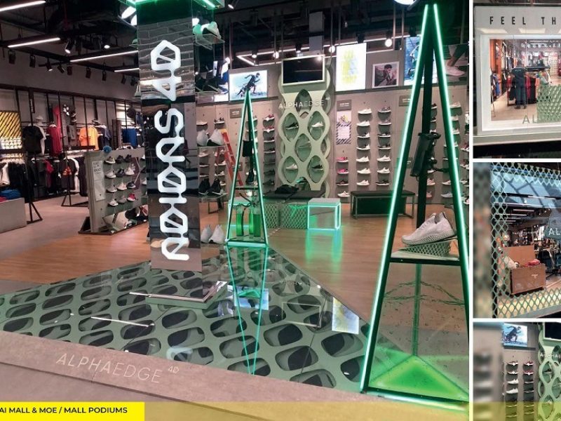 ADIDAS SETUP IN DUBAI MALL & MOE